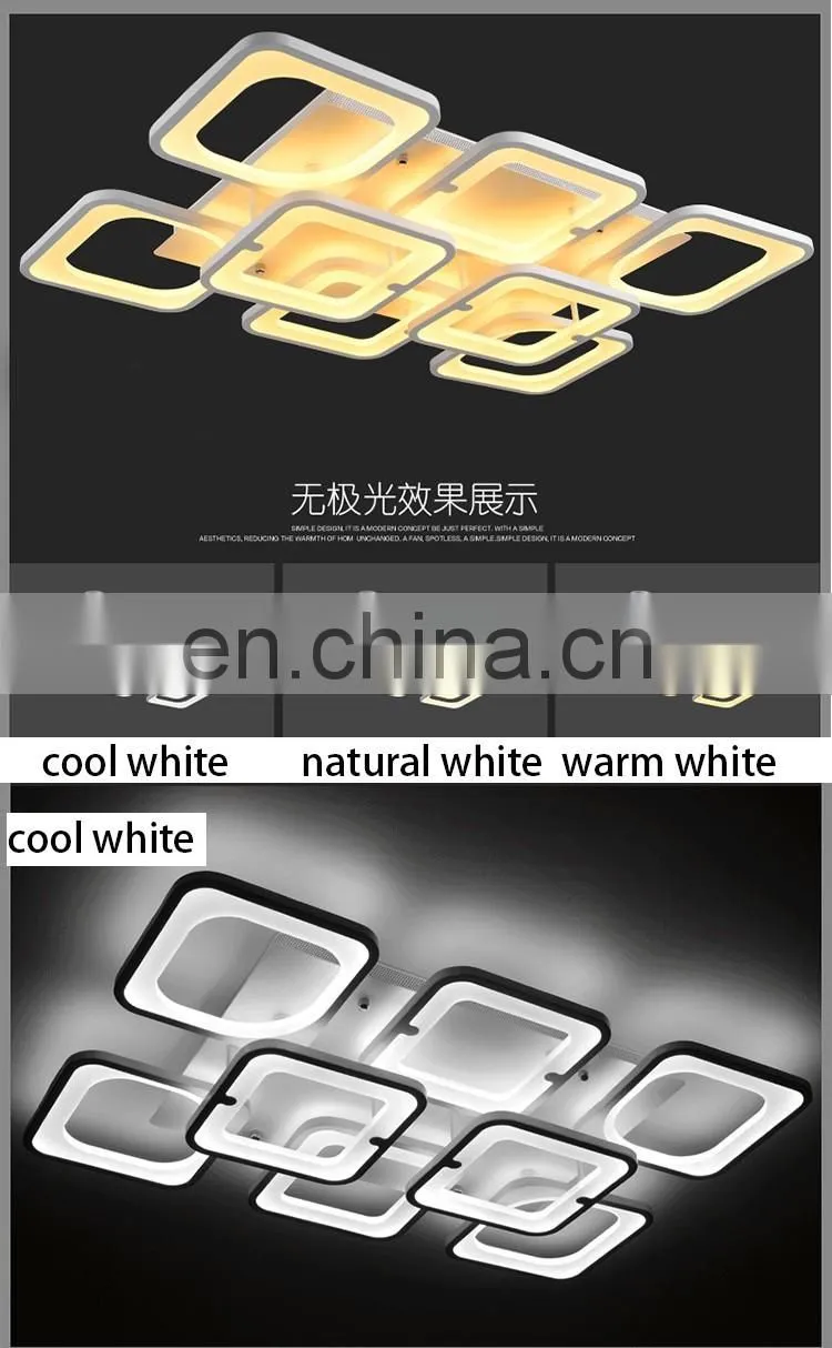 Creative design modern minimalist LED ceiling lamp restaurant bedroom light