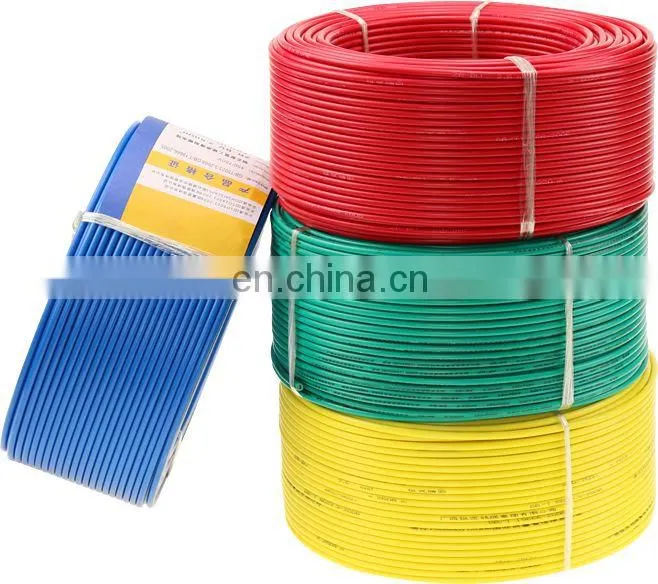 Household electrical wire solid copper core pvc wire