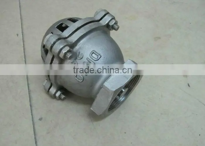 Flanged and threaded water foot valve