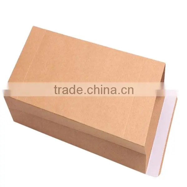 Environmental protection kraft paper shopping bag with clear window and sticker