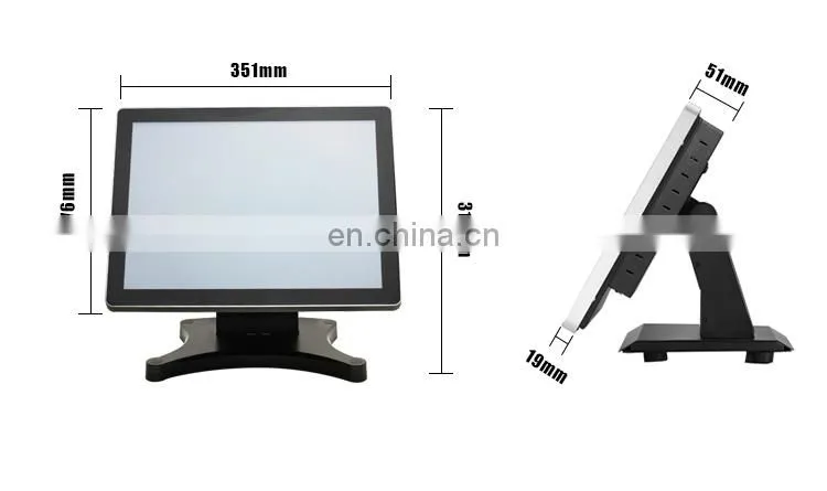 15inch Payment pos touch screen all in one cash register for Retail and Shopping mall pos system