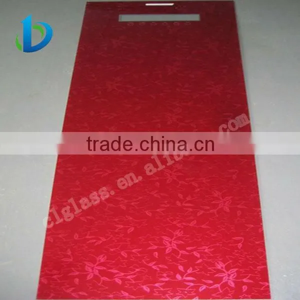 back painted glass panels