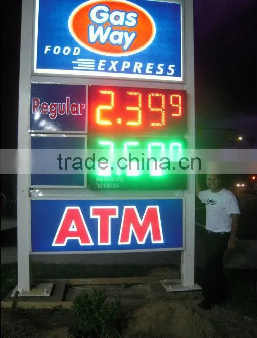 SkyMax high brightness outdoor hot sale electronics gas station led sign display