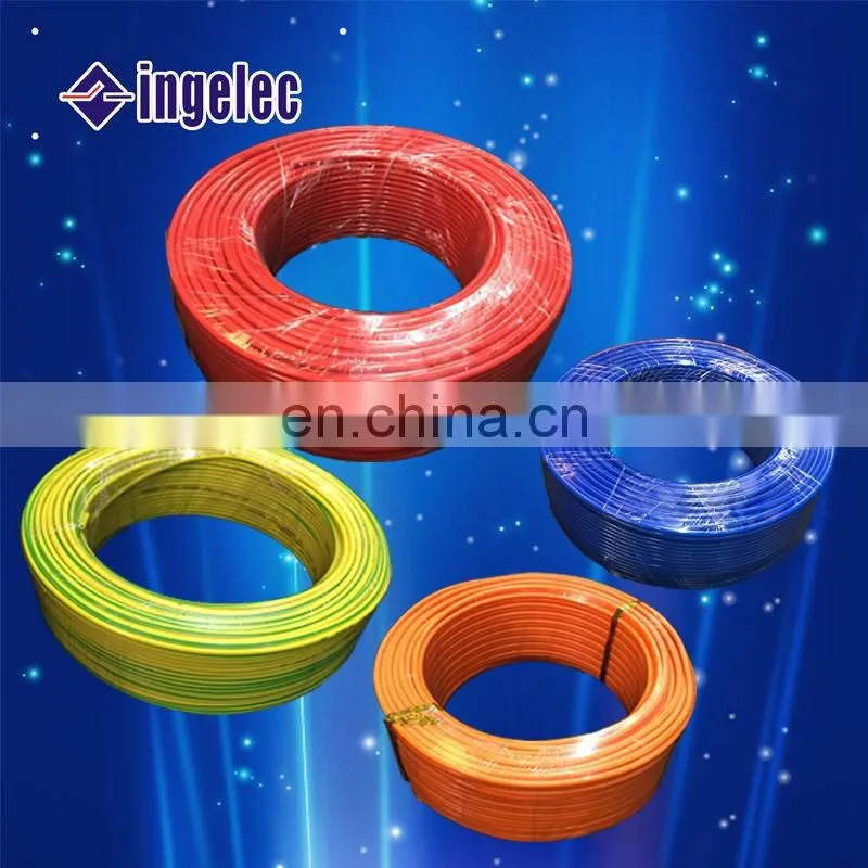 Wholesale electrical cable specifications 1.5mm 2.5mm wire roll length 100m lowes electrical wire prices
