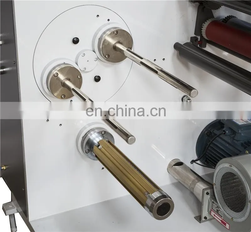 UTS320S Maquina Cortadora y Rebobinadora de Etiqueta Adhesiva adhesive Label Sticker Cutting Machine