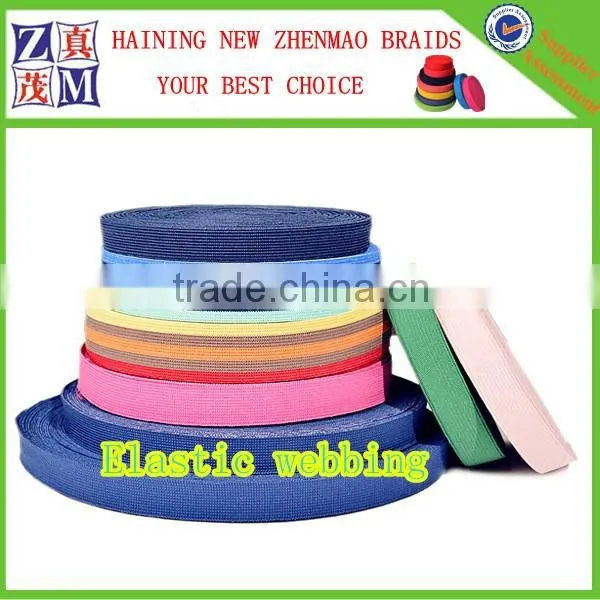Wholesale high quality braided colored polyester round rubber cord
