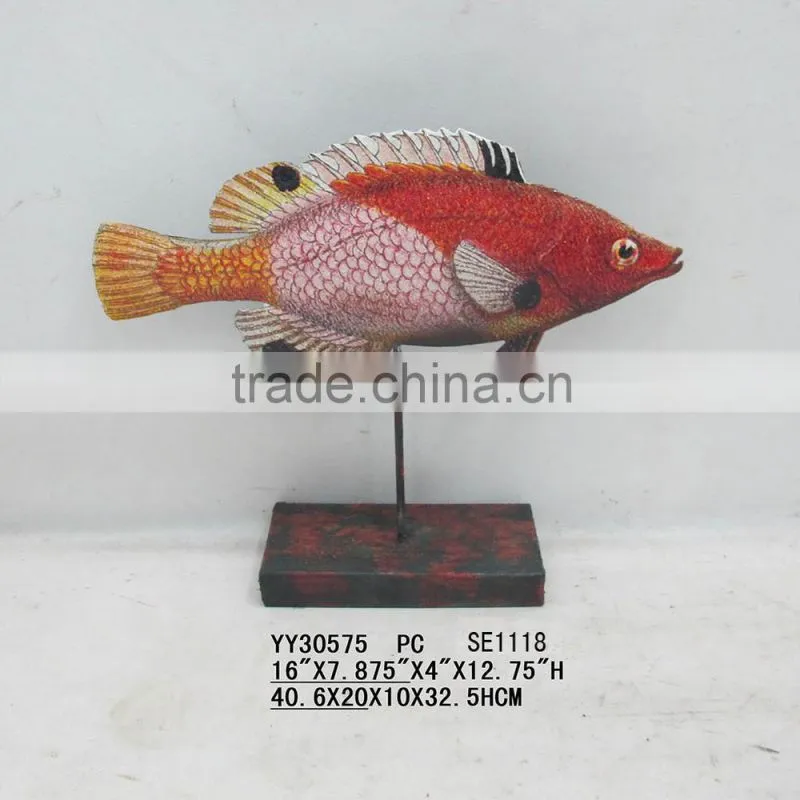 metal fish for table top decor