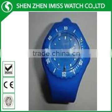 silicone slap-on watch