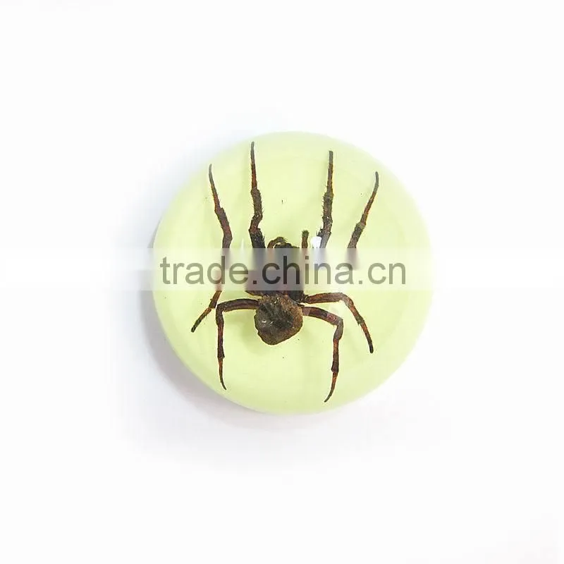 Promotional gifts glow in dark semicircle crystal ornament