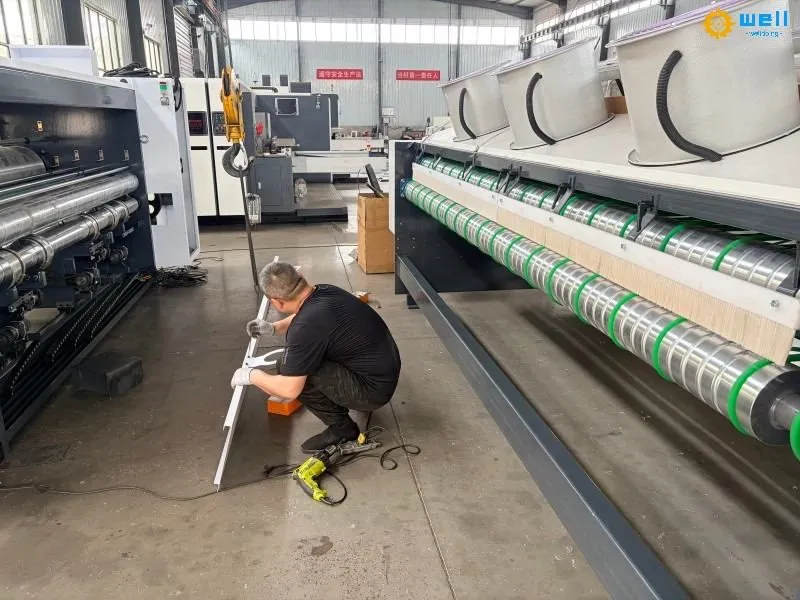 corrugated flexo printer die cutter slotter machine