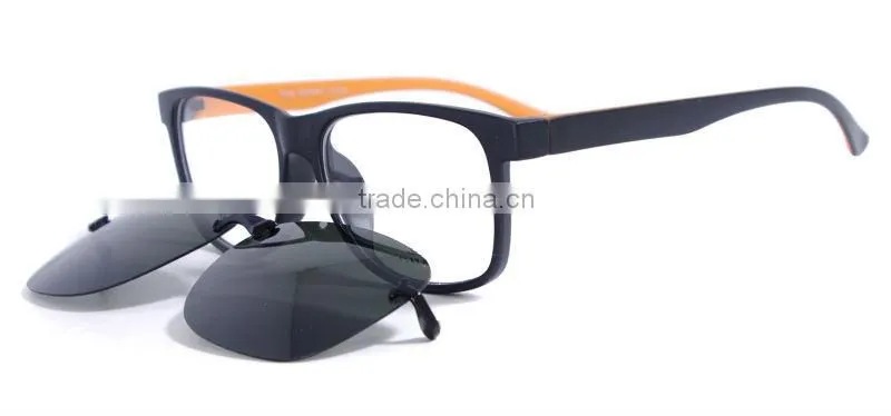 Women & Men Full Rim TR90 Wholesale Made In China Magnetic Polarized Clip On Sunglasses Frame Eyewear