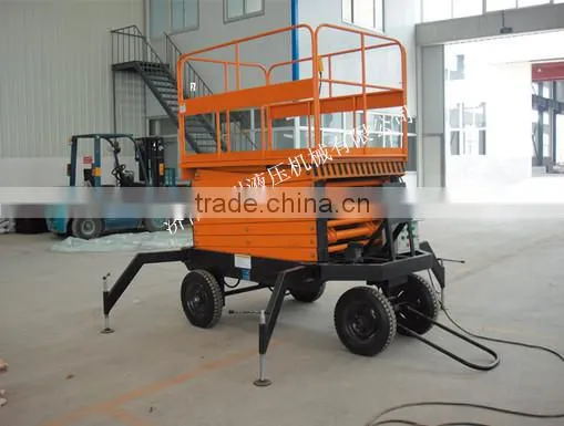 500kg Hot Sale Portable Hydraulic Used Electric Scissor Lift