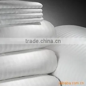 2 cm stripe bedding sheet set for hospital of 100% cotton fabric