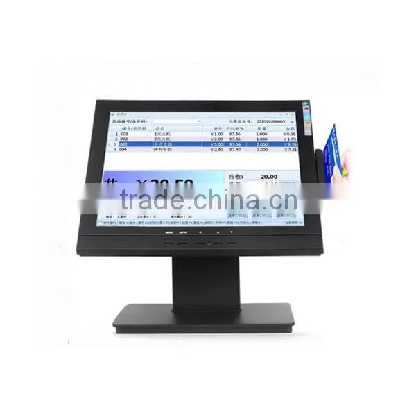 Detaik Factory Supply Resistive 15 Inch Touch Monitor With MSR
