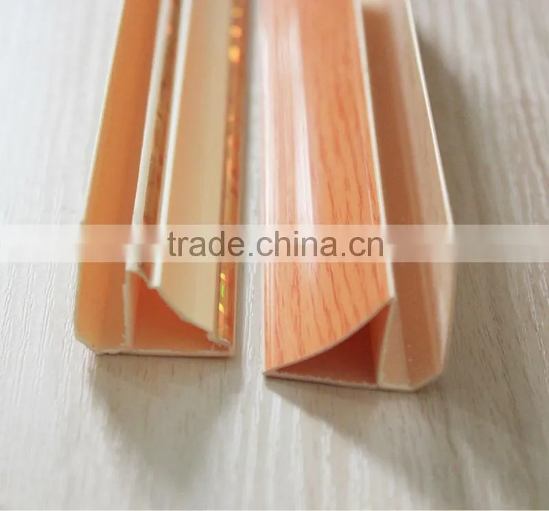 2015decoration material U type PVC corners ,PVC cornice, PVC clips,PVC accessories