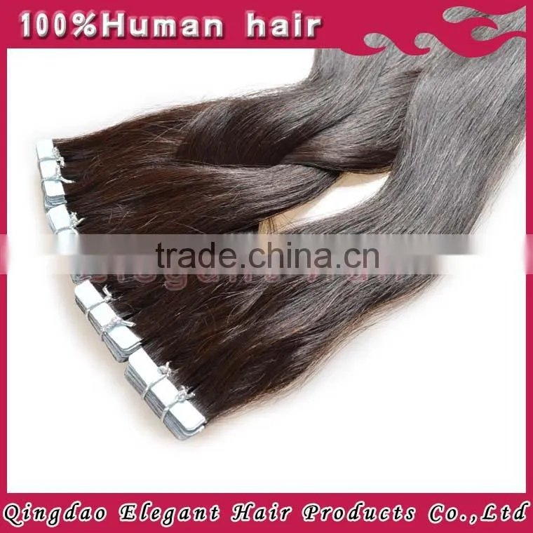2015 new style hot sale top quality 100% remy 30 inch remy tape hair extensions