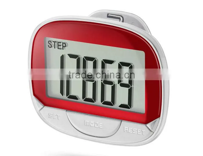 Pocket with belt clip calorie walk mate step counter