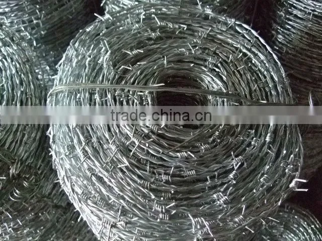 Cheap barbed wire(weight 25kg per coil )