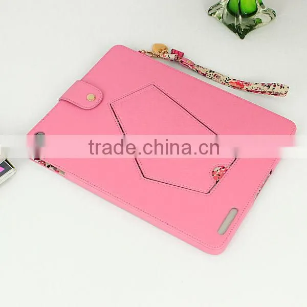 mirror case for ipad 2 3 4 beauty leahter case for ipad