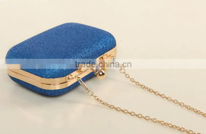 New shining evening bag wholesale ladies small box bag