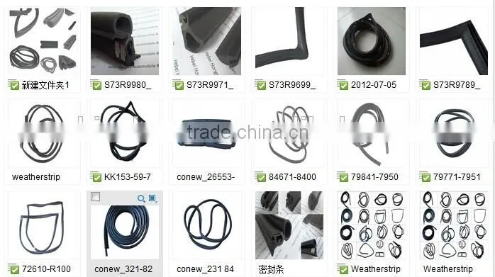 automotive(silicone seal/epdm seal/pvc seal)rubber seals&car window weatherstrip