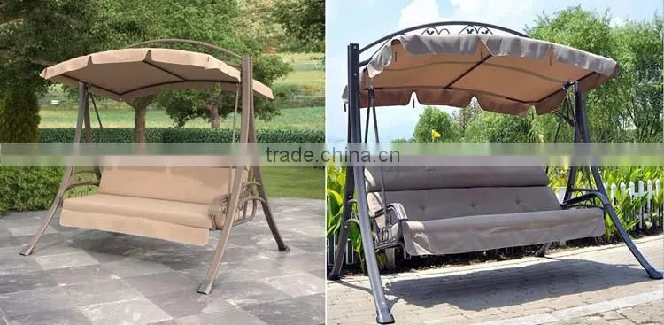 Multifunctional Outdoor Swing Chair Garden Steel Kid's Patio 4 Seater Swing Chair For Bedroom