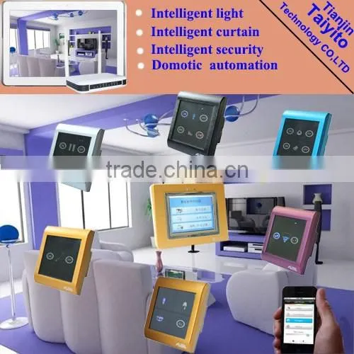TAIYITO knx domotic wireless zigbee long distance remote control smart home automation,electric curtain