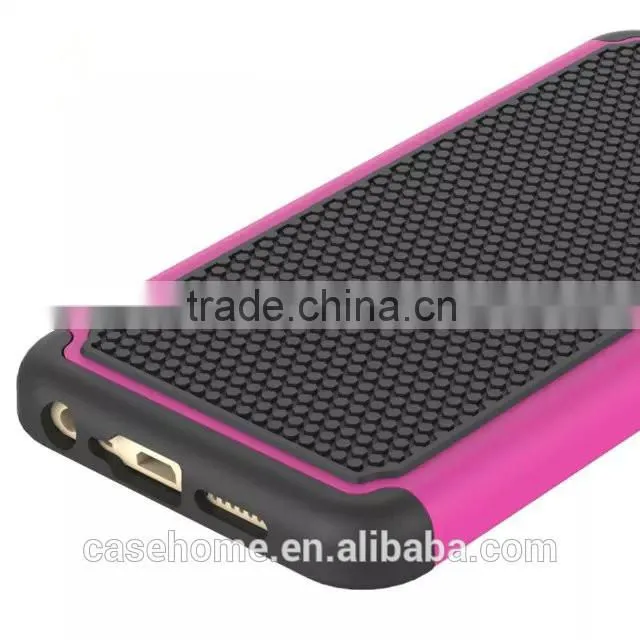 Silicon+PC 2 in 1 Kickstand Hybrid Case For HTC One M8
