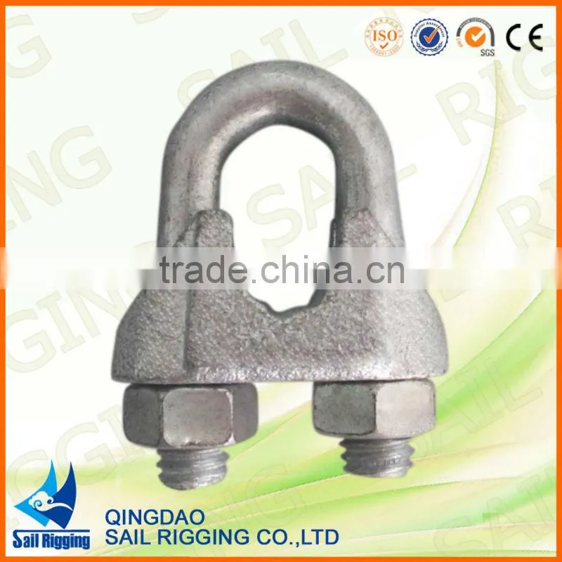 high quality hot galvanizing duplex wire rope clip