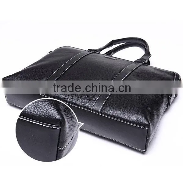 2014 Hot Selling Genuine Leather Lawyer Large Briefcase