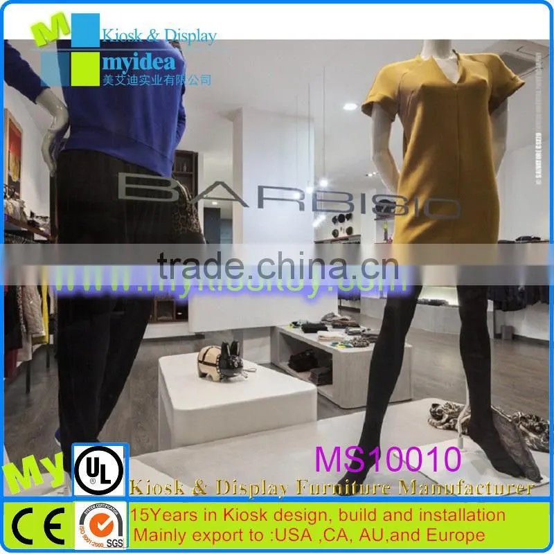 With CE approved underwear clothing store display / model / clothing display rack