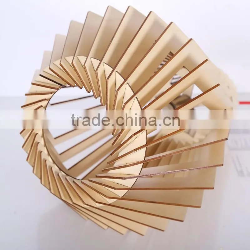 LED pendant light JK-8005B-10 led light wooden veneer pendant lamp hanging lamp