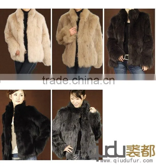QD-LT8081gb Fox Fur Coat