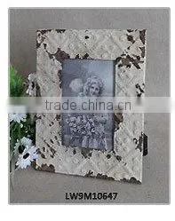 import bird rustic picture frame painted