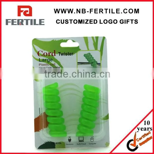 Promotional Plastic New Design Earphone Cord Clips