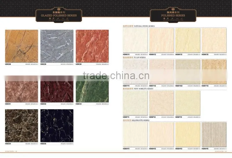 foshan glazed polished tiles super white marble porcelain tiles