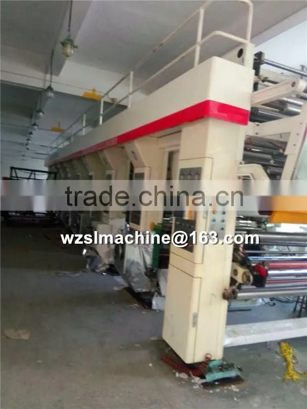 Economical gravure printer 8 color rotogravure printing machine for sale