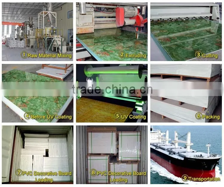 2015 new products Low cost building materials interior decorative plastic marble skirting