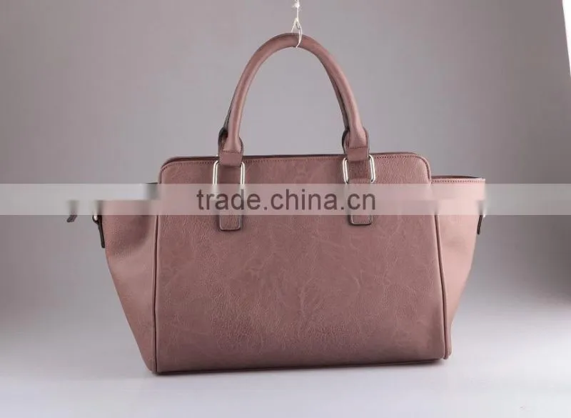 2840-2015 quilted two tones custom tote handbag wholesale China
