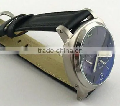 black dial 44mm Power Reserve Automatic mens mechanical steel watch