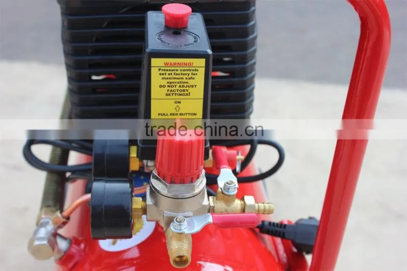 Portable piston 2hp 25L driect driven ZA series air compressor