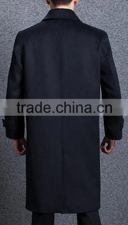 The new high end fashion tide male long cashmere coat