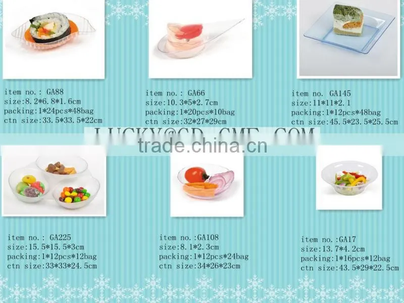 cute food plastic container for party