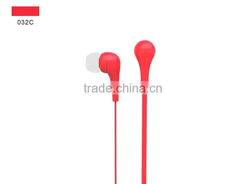 2015 New Design Mini Mobile Phone Wired Earphone Earbuds Free Sample