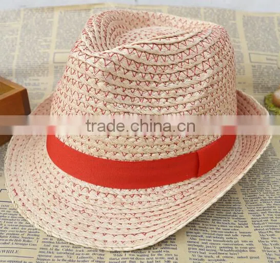 Sunny Shine promotional Panama wholesale fashion Raffia straw hat