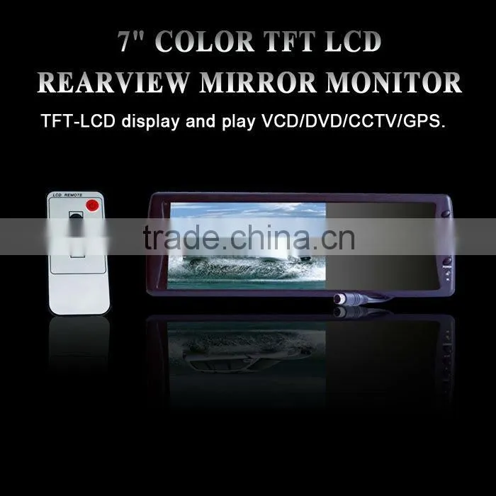 Suoer slim 1080p 7 inch hdmi inches tft lcd color monitor flush mount