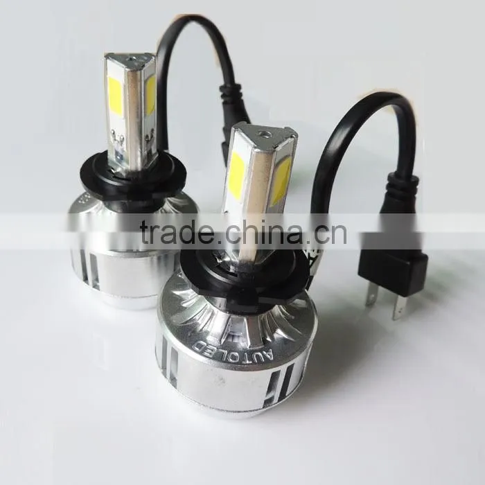 360 degrees 3 face H4 H7 H8 H9 H10 H11 H13 9005 9006 72w led headlight 6600lm led headlight high power led headlights h7