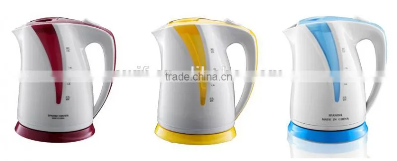 2.0L Plastic 360 degree rotation cordless electric kettle