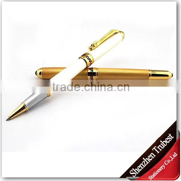 Jinhao Gold dragon pen , Jinhao gold ball pen with gold clip