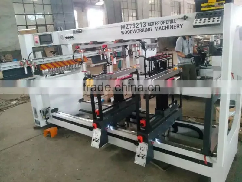 woodworking 3 row drilling machine
